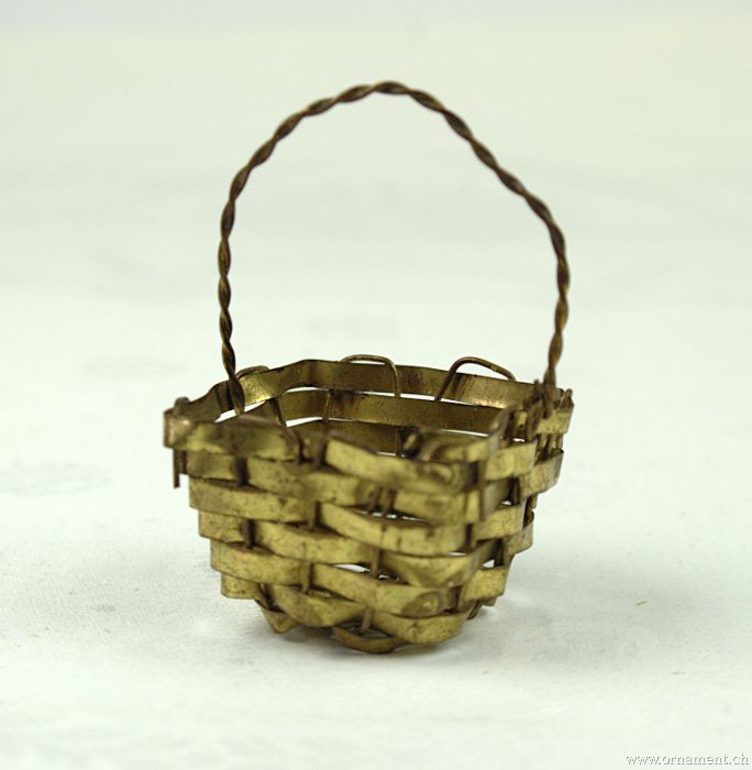 Brass Basket with Handle
