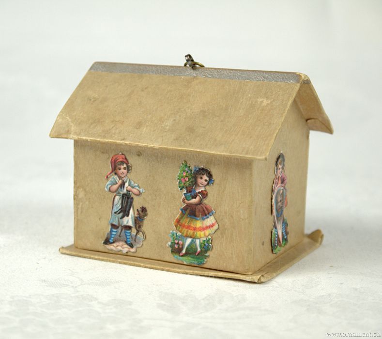 House with scrap figures