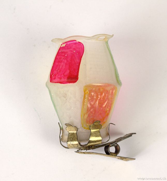 Glass Candleholder on Clip