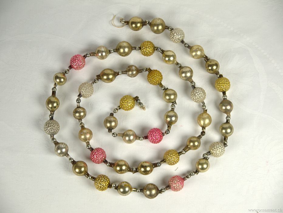 Colored Glass Beads Chain