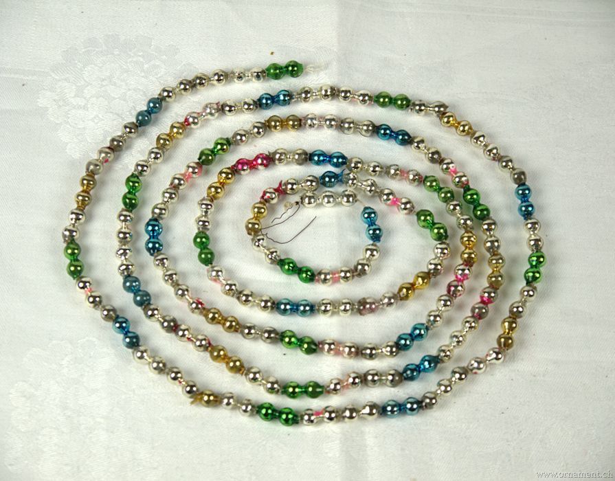 Small Colorful Glass Beads Chain
