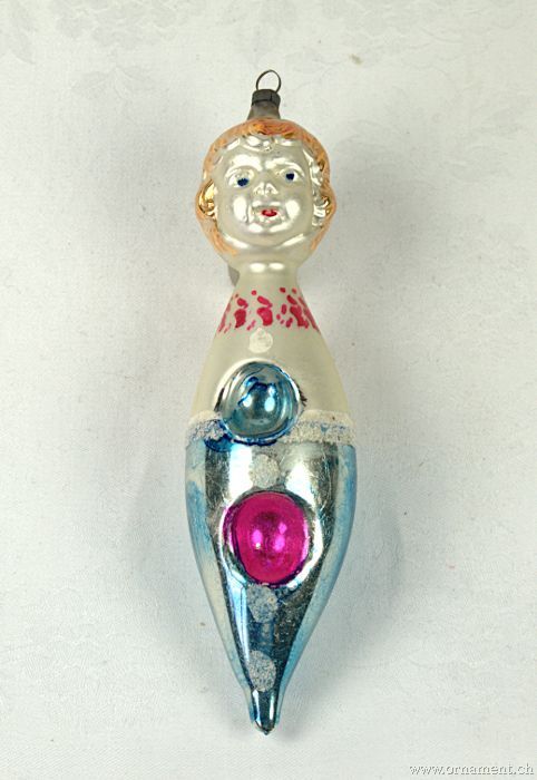 Fancy ornament with child head