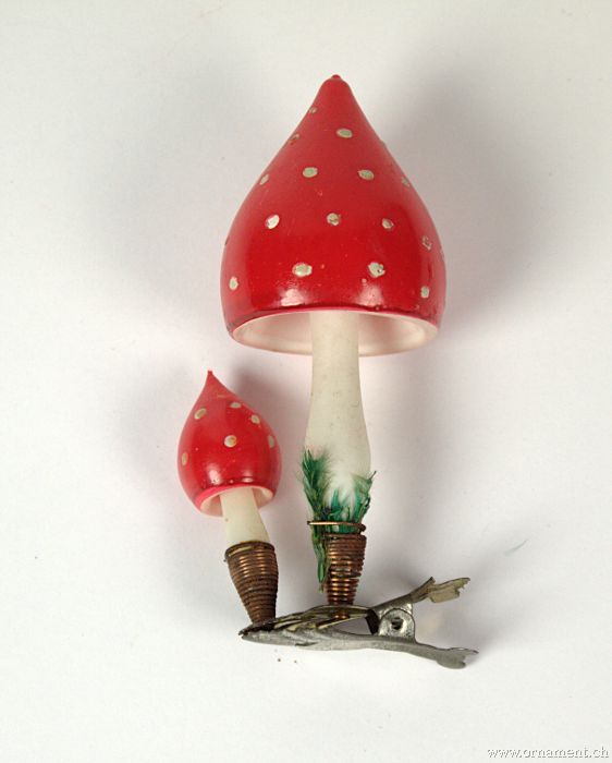 Two Mushrooms on Clip