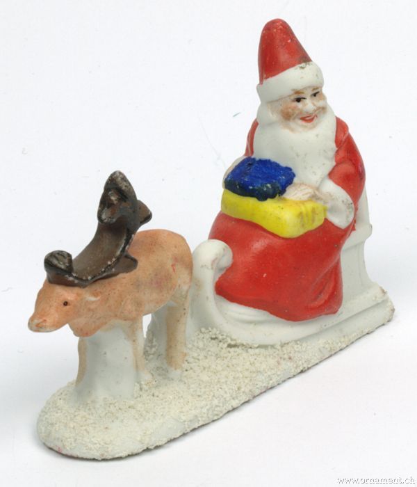 Santa in Reindeer Sled