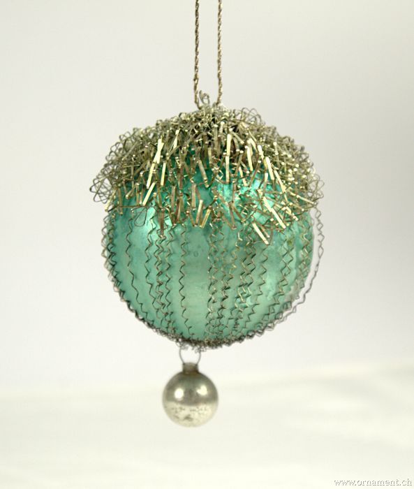 Ball with Wire Flowers