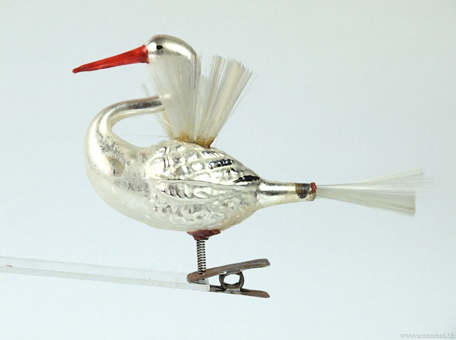 Swan with Spun Glass Wings