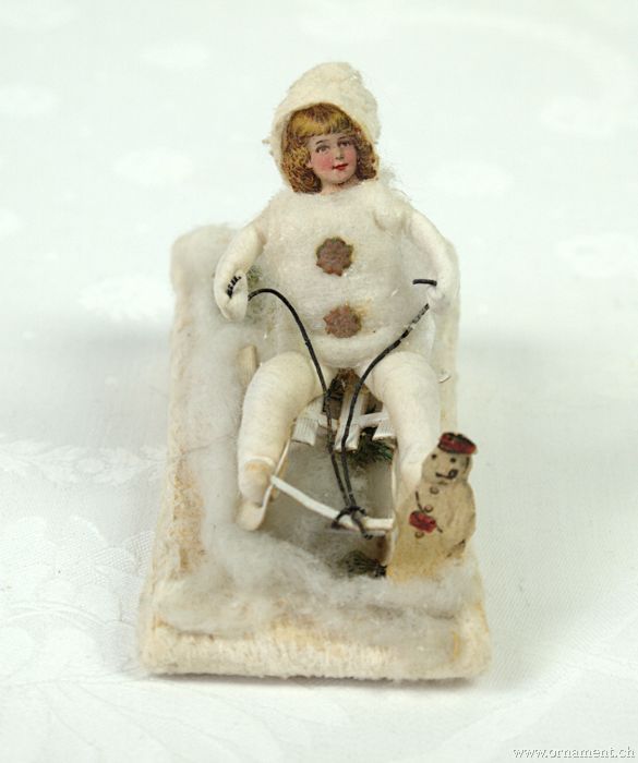 Cotton Girl on Sled
